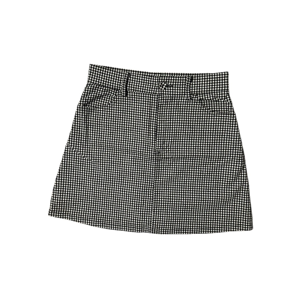 John Galt‎ - checkered print mini skirt